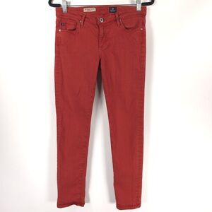 AG ADRIANO GOLDSCHMIED The Stevie Ankle Slim Straight Leg Jeans USA🇺🇸MADE‎ 28R